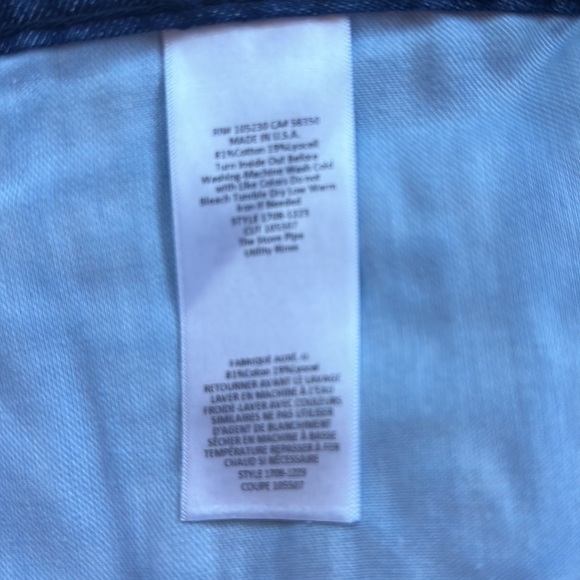 Current Elliott new nwt The Stove Pipe mid rise straight leg $252 size 31 - Picture 7 of 16